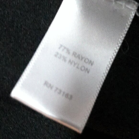 Spense Knits Black and Gray Horizontal Striped Sweater - Picture 3 of 3